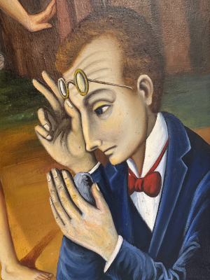 Detalle obra Paul Delvaux - Artistas